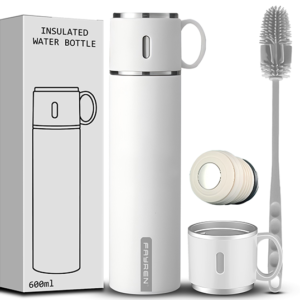 304 Stainless Steel Vacuum Insulated Bottle with Cup for Coffee Hot Drink and Cold Drink G465