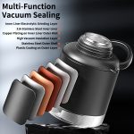 insulated stainless steel sports water bottle with strap l726-4
