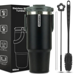 Tumbler with Handle and Straw Lid H525